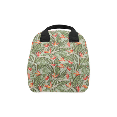 Bird Of Paradise Pattern Print Design BOP08 Insulated Lunch Bag