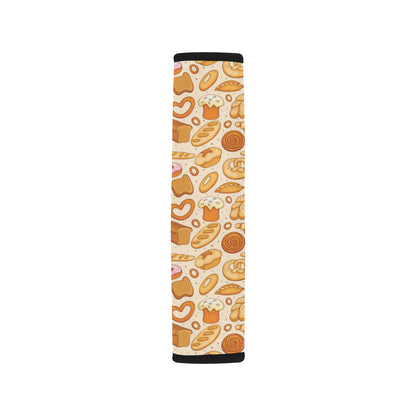 Bread Pattern Print Design 01 Car Seat Belt Cover