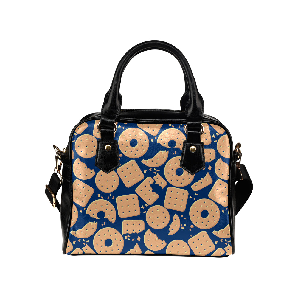 Cracker Pattern Print Design 03 Shoulder Handbag