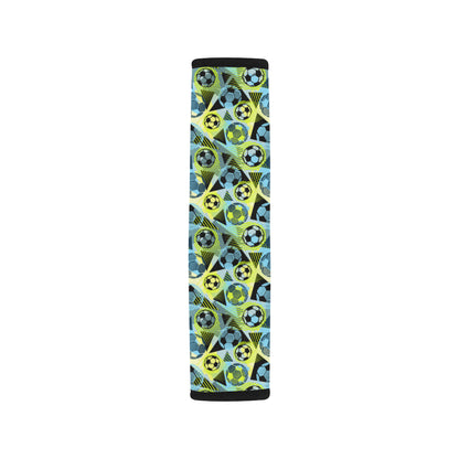 Soccer Ball Themed Print Design Car Seat Belt Cover