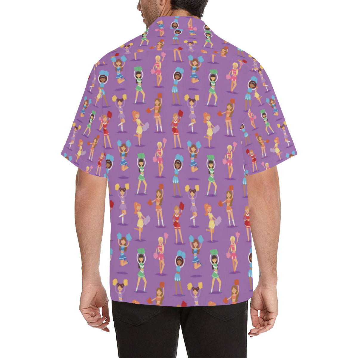 Cheerleader Pattern Print Design 02 Men's Hawaiian Shirt