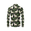 Llama Cactus Pattern Print Design 011 Men's Long Sleeve Shirt