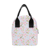 Pink Cherry Blossom Sakura Insulated Lunch Bag