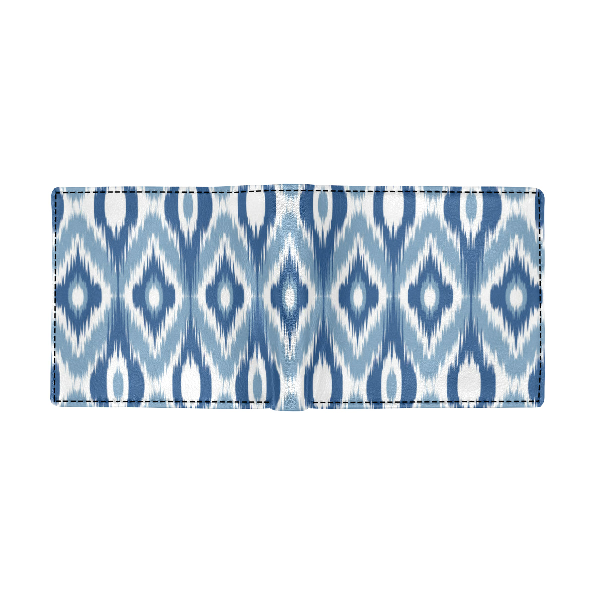 Ikat Pattern Print Design 03 Men's ID Card Wallet