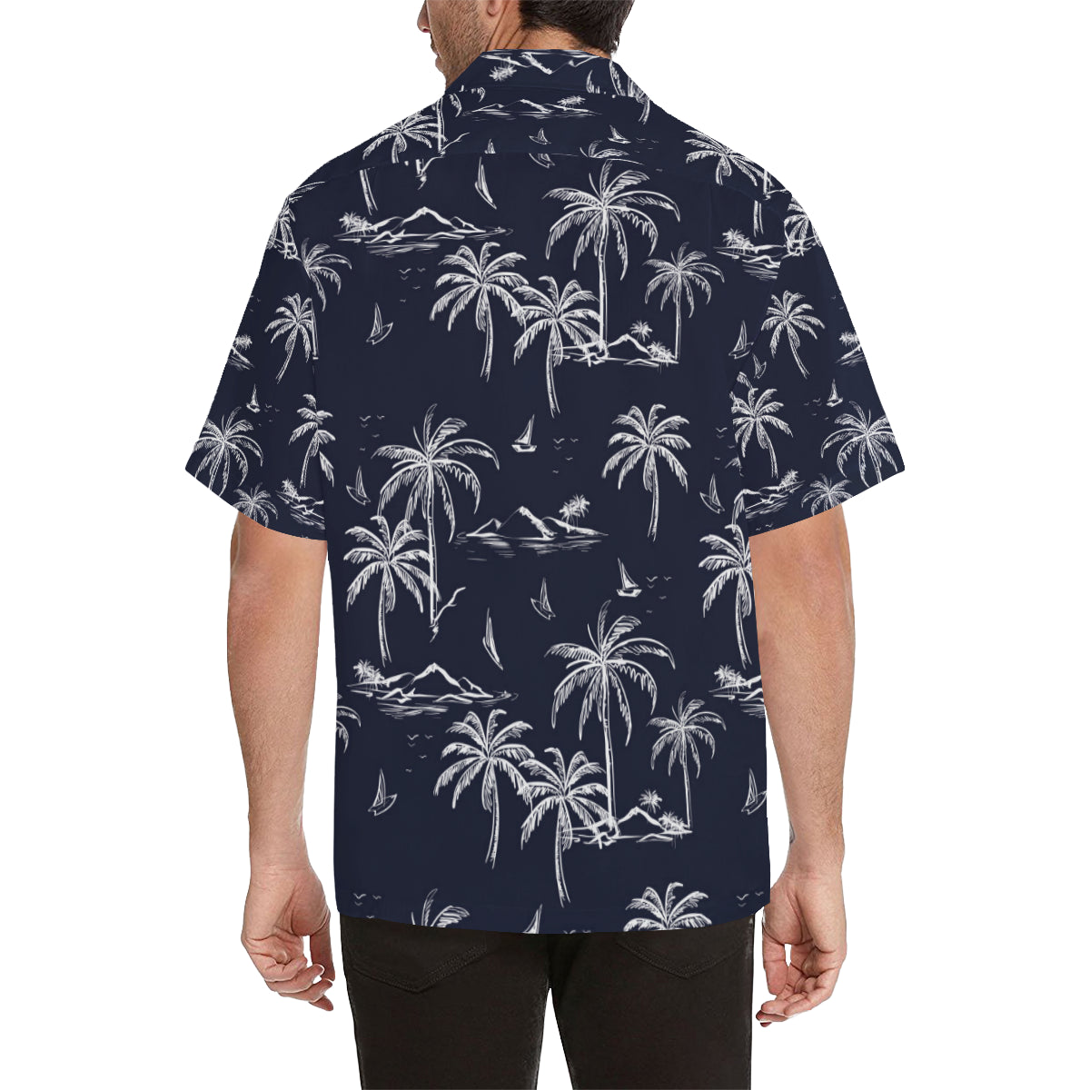 Pacific island Pattern Print Design A02 Men's Hawaiian Shirt