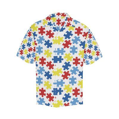Autism Awareness Pattern Print Design 04 Men's Hawaiian Shirt