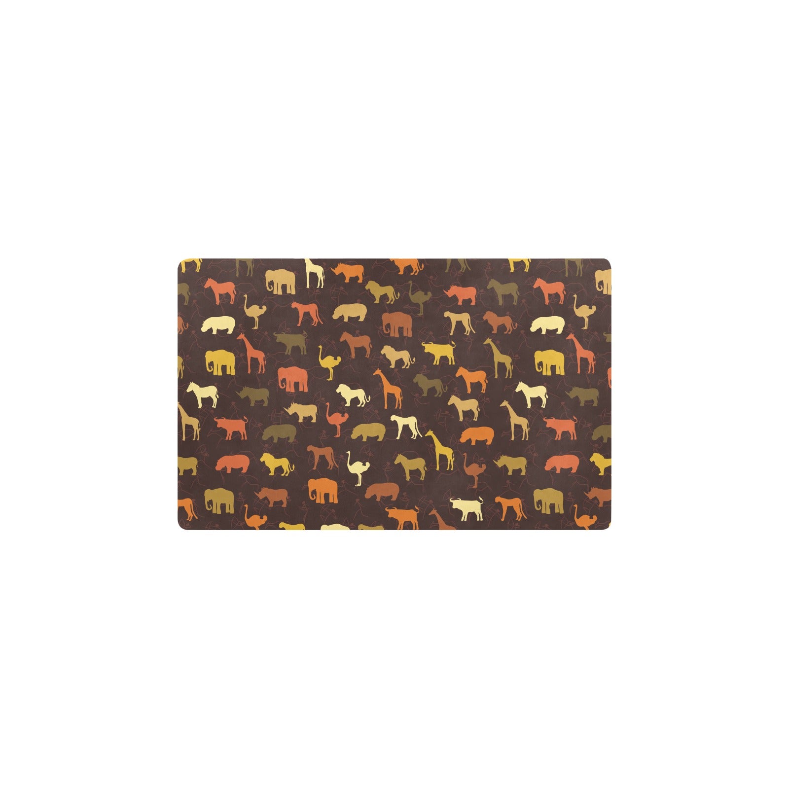Safari Animal Print Design LKS301 Kitchen Mat