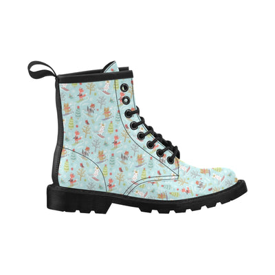 Ski Fox Cute Print Design LKS303 Women's Boots