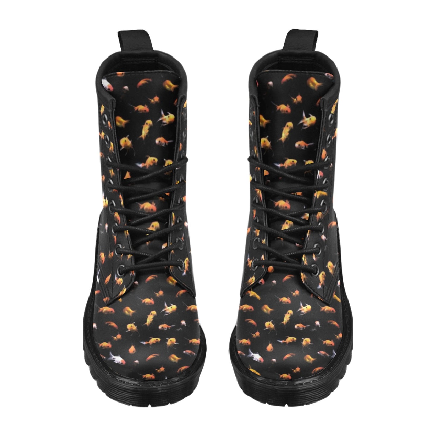Goldfish Print Design LKS402 Women's Boots