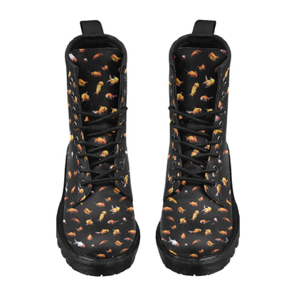 Goldfish Print Design LKS402 Women's Boots