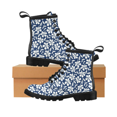 Hibiscus Pattern Print Design HB031 Women's Boots