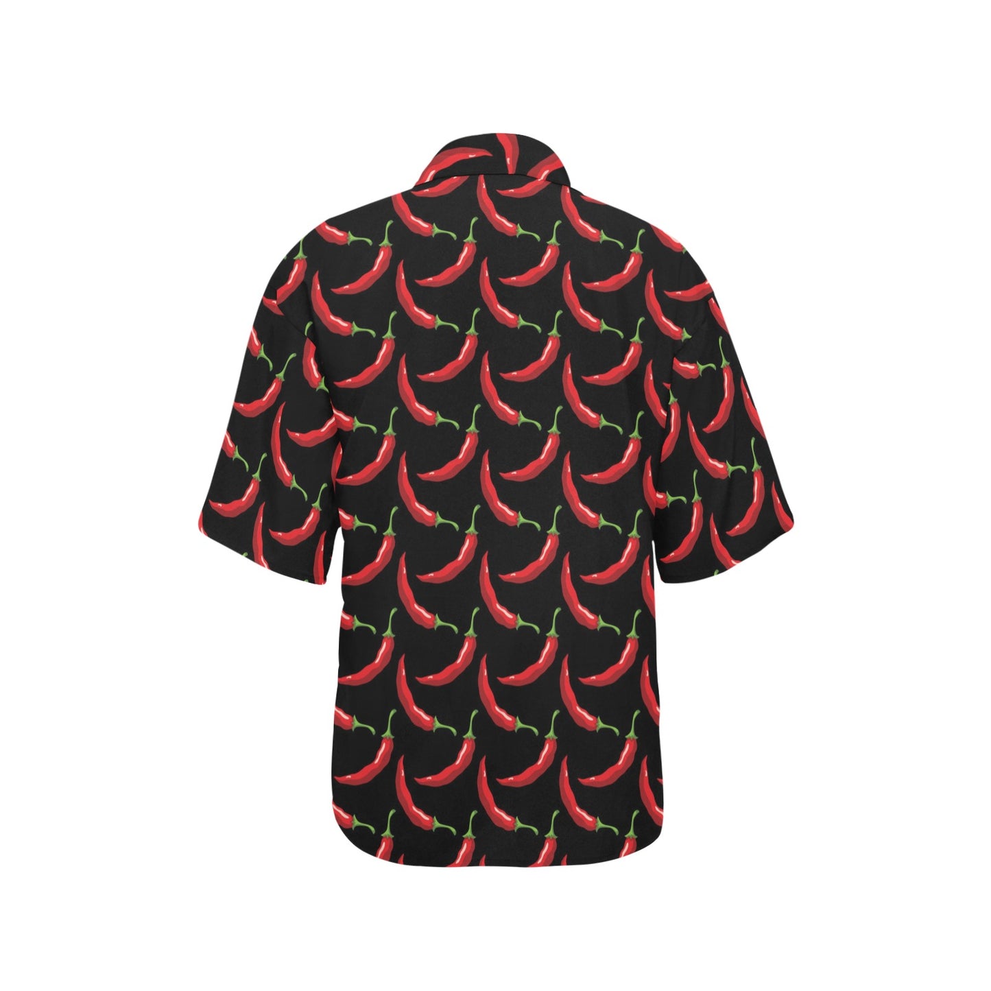 Chilli Pepper Pattern Print Design 01 Women's Hawaiian Shirt
