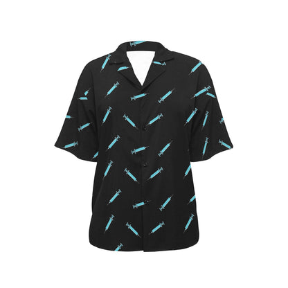 Phlebotomist Pattern Print Design A04 Women's Hawaiian Shirt