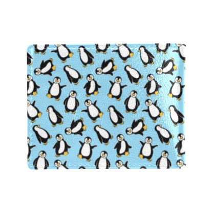 Penguin Happy Print Men's ID Card Wallet