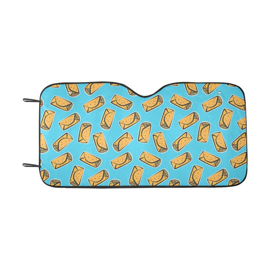Burrito Print Design LKS301 Car front Windshield Sun Shade