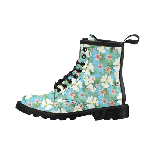 Plumeria Pattern Print Design PM028 Women's Boots
