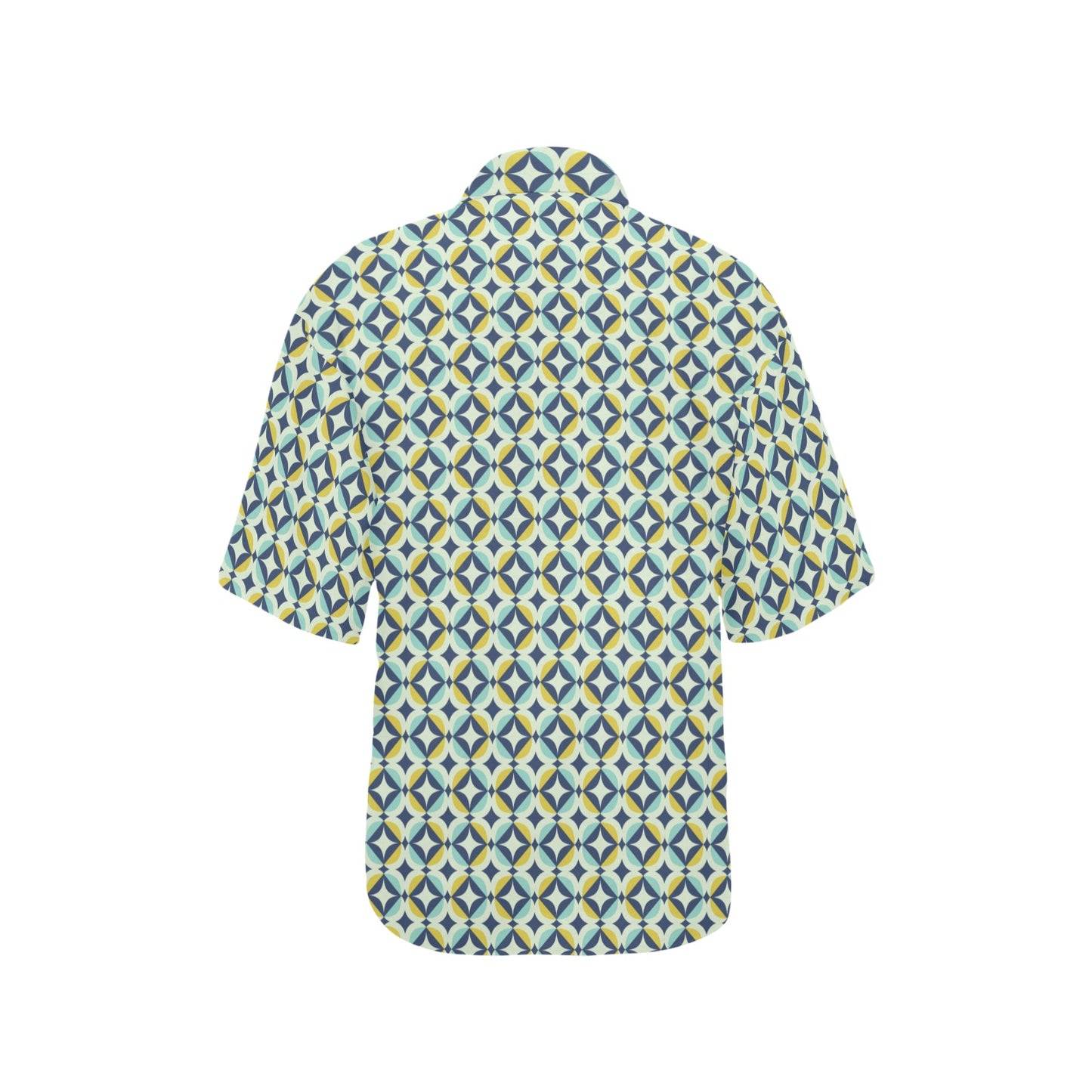 Swedish Design Pattern Women's Hawaiian Shirt
