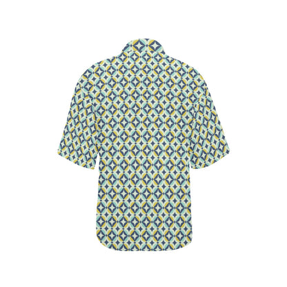 Swedish Design Pattern Women's Hawaiian Shirt