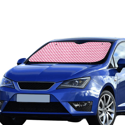 Chevron Print Design LKS402 Car front Windshield Sun Shade