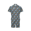 Underwater Dolphin Print Design LKS304 Men's Romper