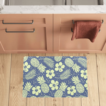 Pineapple Pattern Print Design PP07 Kitchen Mat