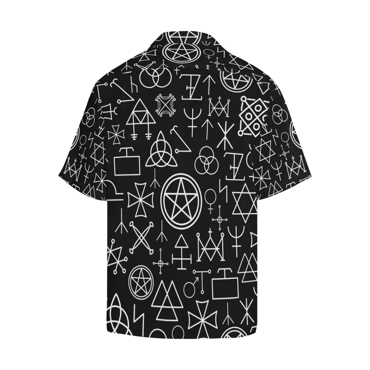 Pentagram Pattern Print Design A02 Men's Hawaiian Shirt