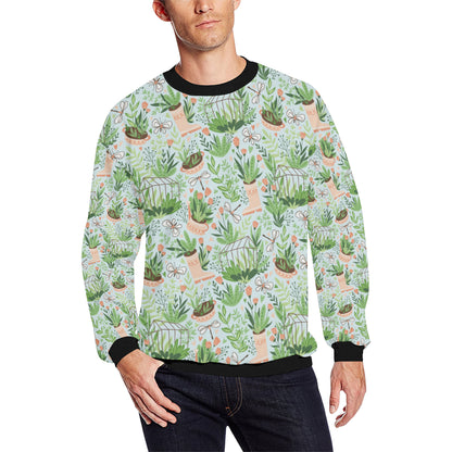 Gardening Pattern Print Design G04 Men Long Sleeve Sweatshirt
