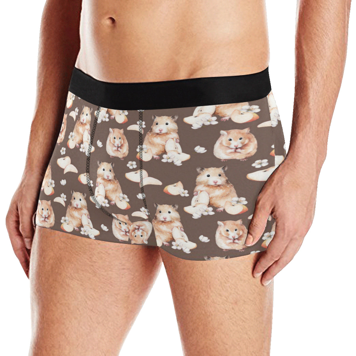 Hamster Pattern Print Design 03 Men's Boxer Briefs