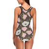 Anemone Pattern Print Design AM011 Women Swimsuit