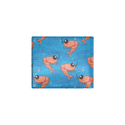 Prawn Cute Pattern Print Design 03 Men's ID Card Wallet