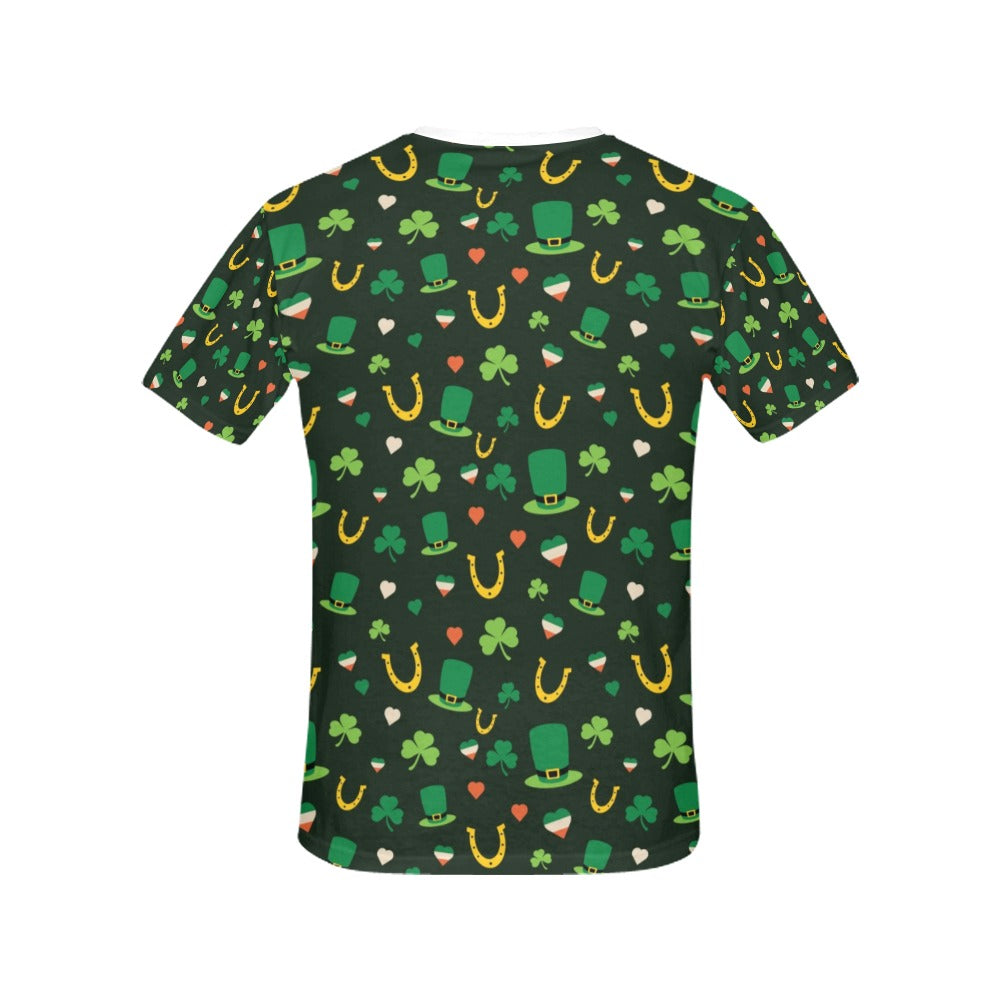 Shamrock Print Design LKS308 Women's  T-shirt