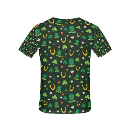 Shamrock Print Design LKS308 Women's  T-shirt