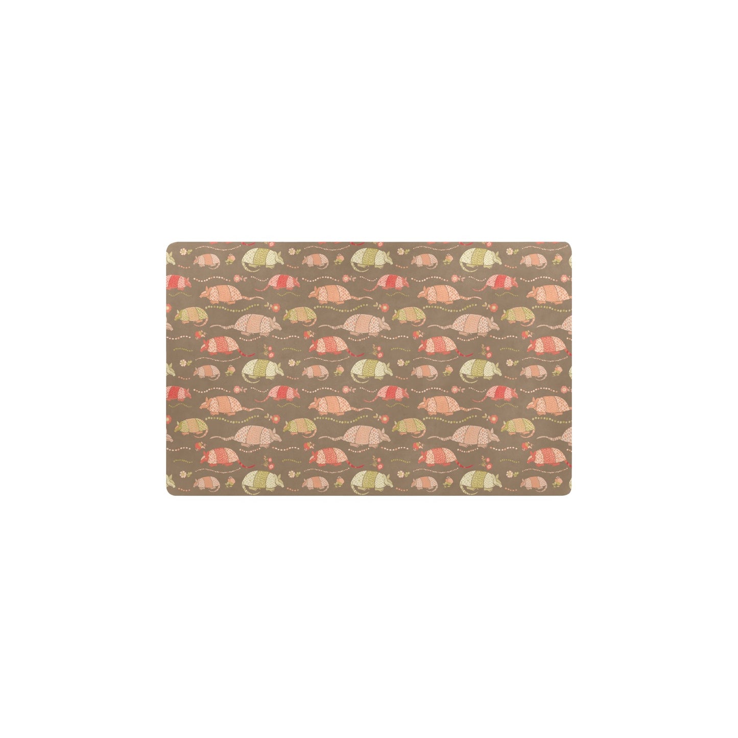 Armadillo Pattern Print Design 04 Kitchen Mat