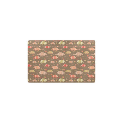 Armadillo Pattern Print Design 04 Kitchen Mat