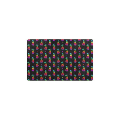 Pineapple Rainbow Dot Print Kitchen Mat