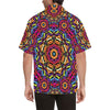 Kaleidoscope Pattern Print Design 01 Men's Hawaiian Shirt