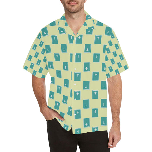 Bible Pattern Print Design 04 Men's Hawaiian Shirt