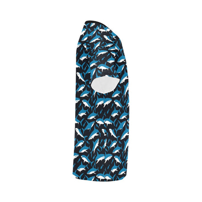 Shark Print Design LKS303 Men's All Over Print T-shirt