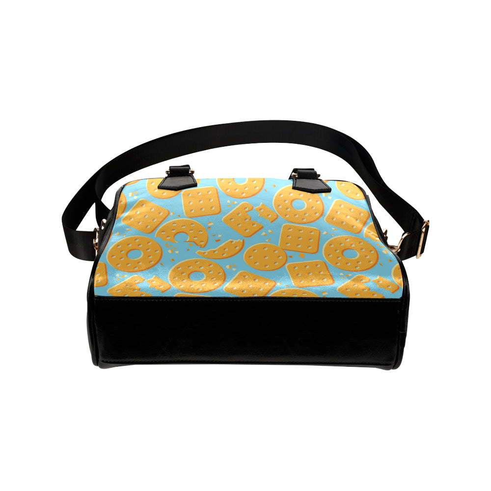 Cracker Pattern Print Design 02 Shoulder Handbag