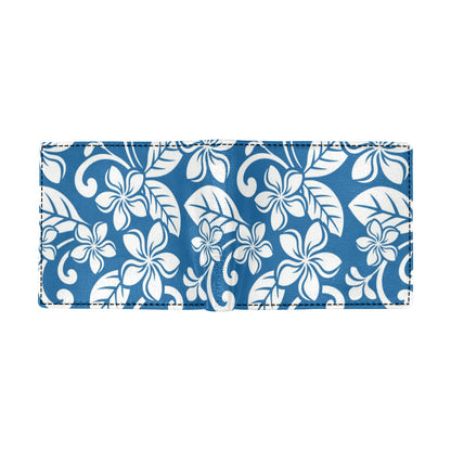 Plumeria Pattern Print Design PM013 Men's ID Card Wallet