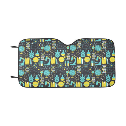 Science Print Design LKS301 Car front Windshield Sun Shade