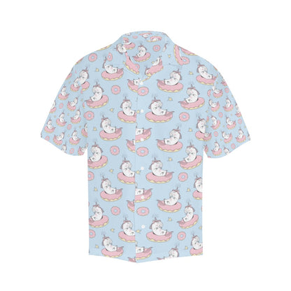 Unicorn Print Design LKS303 Men's Hawaiian Shirt