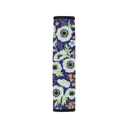 Anemone Pattern Print Design AM06 Car Seat Belt Cover