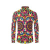 Kaleidoscope Pattern Print Design 02 Men's Long Sleeve Shirt