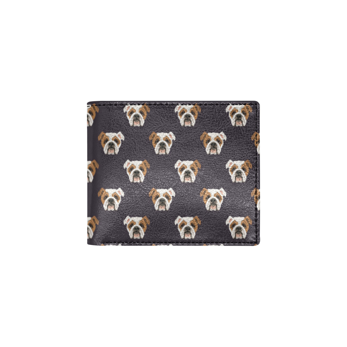 Bulldogs Pattern Print Design 03 Men's ID Card Wallet