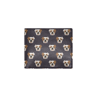 Bulldogs Pattern Print Design 03 Men's ID Card Wallet