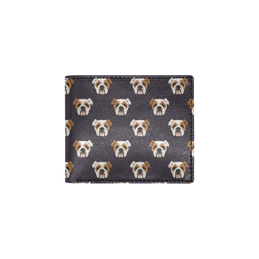 Bulldogs Pattern Print Design 03 Men's ID Card Wallet