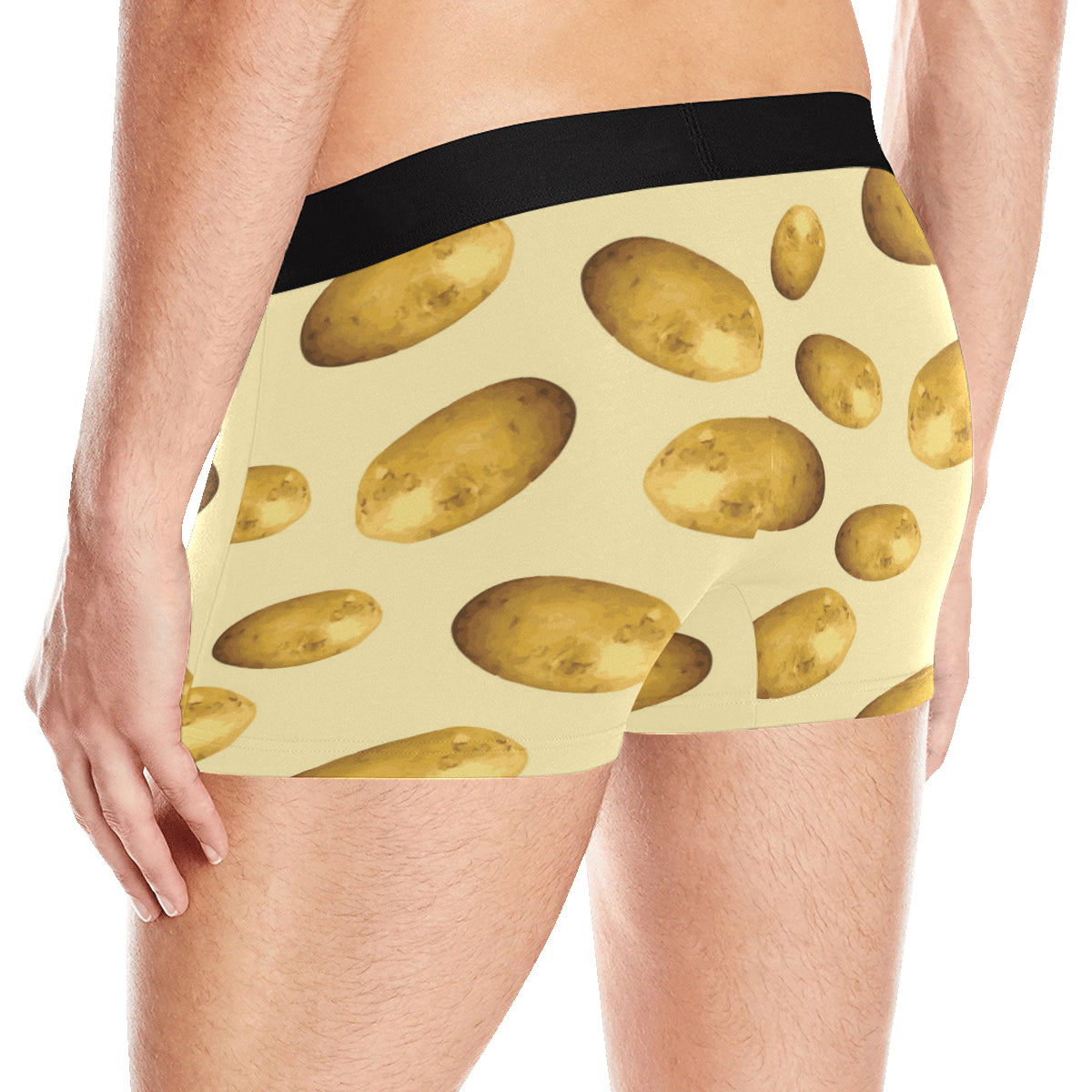 Potato Pattern Print Design A01 Men's Boxer Briefs
