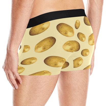 Potato Pattern Print Design A01 Men's Boxer Briefs