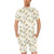 Bird Watercolor Design Pattern Men's Romper